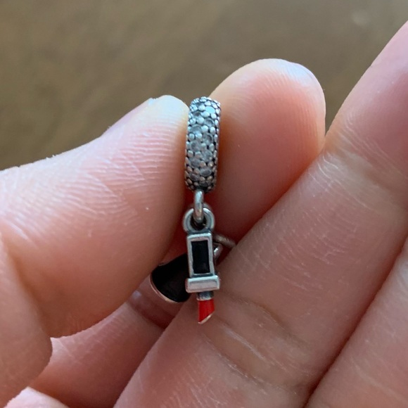 RETIRED Pandora Glamour Trio Dangle Charm - Picture 6 of 7